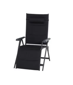 Siena Garden Camping Relaxstuhl Premium, Anthrazit