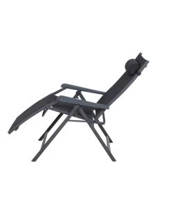 Siena Garden Camping Relaxstuhl Premium, Anthrazit -Gartenmöbelgeschäft 6603021 WE FS 007 SienaGardenCampingRelaxstuhl PremiumAnthrazit