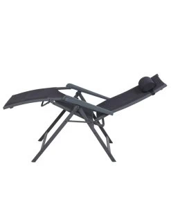 Siena Garden Camping Relaxstuhl Premium, Anthrazit -Gartenmöbelgeschäft 6603021 WE FS 008 SienaGardenCampingRelaxstuhl PremiumAnthrazit