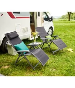 Siena Garden Camping Relaxstuhl Premium, Anthrazit -Gartenmöbelgeschäft 6603021 WE MO 001 SienaGardenCampingRelaxstuhl PremiumAnthrazit