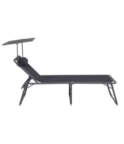 Siena Garden Campingliege Premium, Anthrazit, Ca. B69/H43/T200 Cm