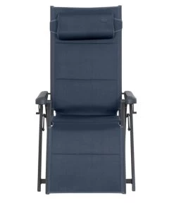 Siena Garden Camping Relaxstuhl XL Premium, Blau