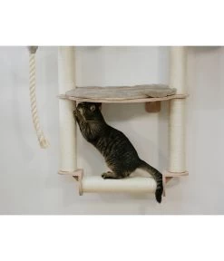 KERBL Wandkratzbaum Dolomit Grappa Pro, Beige, Ca. B70/H138/T66 Cm -Gartenmöbelgeschäft 6603245 WE MO 002 KratzbaumDolomitGrappaPro