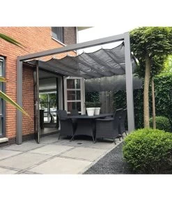 Nesling Faltsegel Coolfit, Rechteckig, Ca. B290/T400 Cm -Gartenmöbelgeschäft 6605638 6605661 6605695 WE MO 002 NeslingFaltsonnensegelSchwarz