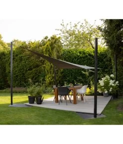 Nesling Sonnensegel Coolfit, Quadratisch, Ca. B500/T500 Cm -Gartenmöbelgeschäft 6605901 WE MO 002 NeslingSonnensegelCoolfit500x500Grau