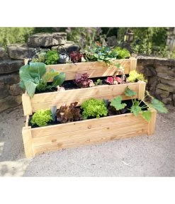 Westmann Treppenhochbeet Premium, Ca. B120/H64/T76 Cm -Gartenmöbelgeschäft 6610810 WE MO 001 50NorthTreppenhochbeet