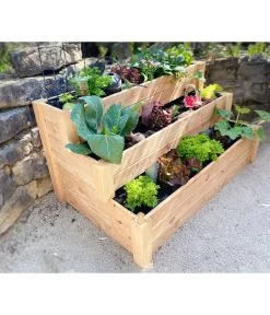 Westmann Treppenhochbeet Premium, Ca. B120/H64/T76 Cm -Gartenmöbelgeschäft 6610810 WE MO 002 50NorthTreppenhochbeet