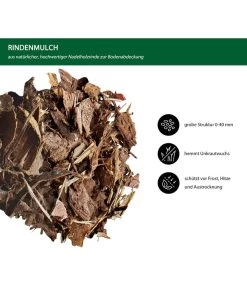 Dehner Rindenmulch Grob, 48 X 50 Liter -Gartenmöbelgeschäft 6632806 WE IG 001 DehnerRindenmulchgrob50l