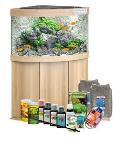 JUWEL® AQUARIUM Kombination Trigon 190 LED Inkl. Starter-Set, Ca. B98,5/H133/T70 Cm