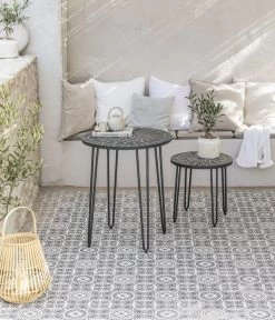 Dehner Mosaiktisch Madeleine, Ca. Ø60/H60 Cm -Gartenmöbelgeschäft 6666531 WE MO 003 DehnerMosaiktischMadeleineD60cm