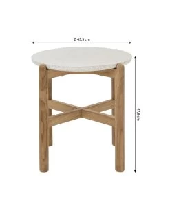 Dehner Tisch Portofino, Ca. Ø45,5/H47,8 Cm 9 Dehner Tisch Portofino, Ca. Ø45,5/H47,8 Cm -Gartenmöbelgeschäft 6670699 WE BG 001 DehnerTischPortofinoKlein