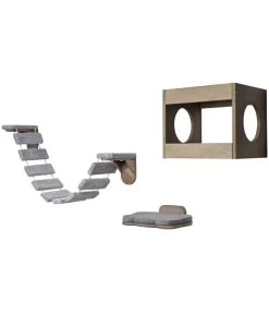 Dobar Petlife Katzenmöbelset, Inkl. Leiter, Höhle Und Liegefläche -Gartenmöbelgeschäft 6689731 WE DE 008 DobarKatzenmoebelSetLeiterHoehleLiegeplatz