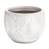 Dehner Keramik-Topf Leaf