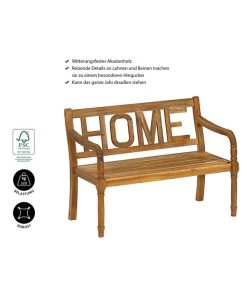 Dehner Gartenbank Home, 2-Sitzer -Gartenmöbelgeschäft 6708382 WE IG 001 BankHome
