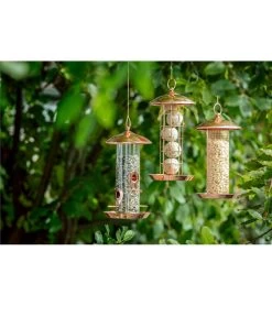 Dehner Natura Futtersäule Manon -Gartenmöbelgeschäft 6733745 6735765 6735773 WE M 002 NaturaKupferFutteraeule 1