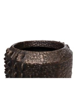 Fleur Ami Kunststoff-Topf Croc, Konisch, Bronze, Ca. Ø47/H56 Cm -Gartenmöbelgeschäft 6758999 WE DE 002 FleurAmiPflanzgefaessCroc