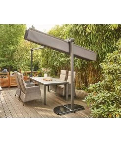 Siena Garden Sonnensegel Enna, Rechteckig, Ca. B350/H220/T250 Cm -Gartenmöbelgeschäft 6776389 WE MO 005 SONNENSEGEL ENNA 350X250