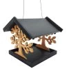 Dehner Natura Futterhaus Maribor, Orange/schwarz, Ca. B32,5/H29,5/T26,5 Cm