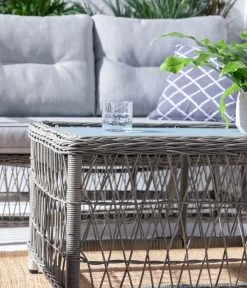 Dehner Geflechtlounge Santos, 4-teilig 21 Dehner Geflechtlounge Santos, 4-teilig -Gartenmöbelgeschäft 6875074 WE DE 001 LoungeSantosNEU