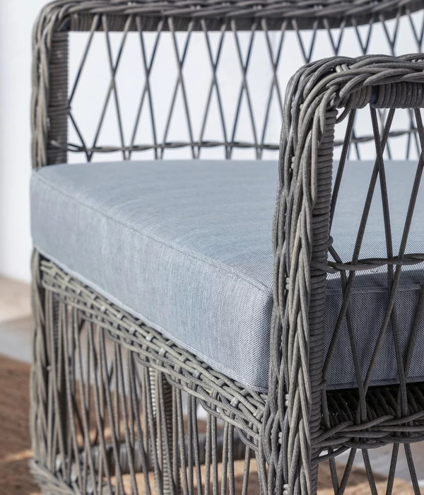 Dehner Geflechtlounge Santos, 4-teilig 10 Dehner Geflechtlounge Santos, 4-teilig – Bild 10