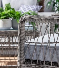 Dehner Geflechtlounge Santos, 4-teilig 24 Dehner Geflechtlounge Santos, 4-teilig -Gartenmöbelgeschäft 6875074 WE DE 004 LoungeSantosNEU