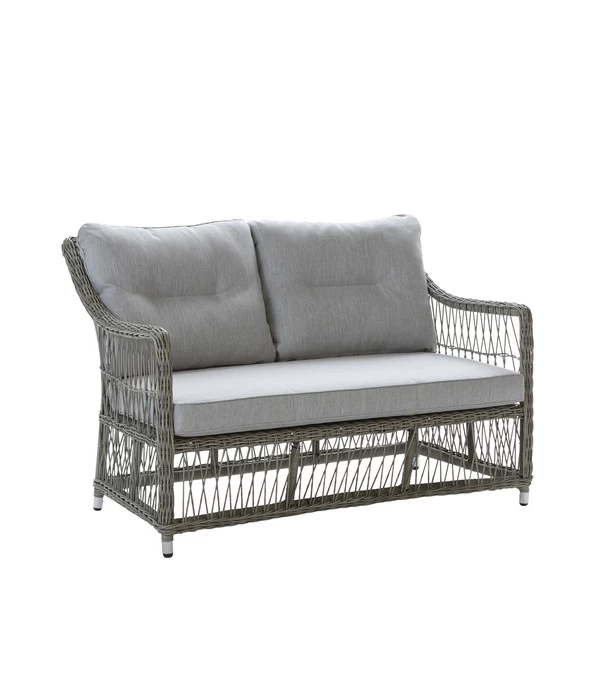 Dehner Geflechtlounge Santos, 4-teilig 2 Dehner Geflechtlounge Santos, 4-teilig – Bild 2