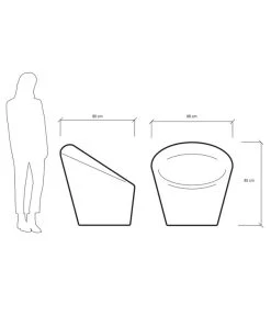 Farmet Kunststoff-Gartensessel Happy, Fluoreszierend -Gartenmöbelgeschäft 6884449 WE DE 001 Sesselhappyhellblau