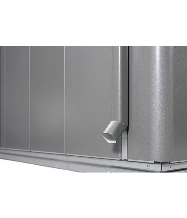 Biohort Gerätehaus Neo 3A, Silber/quarzgrau 2 Biohort Gerätehaus Neo 3A, Silber/quarzgrau – Bild 2