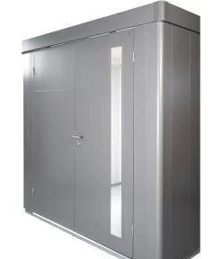 Biohort Gerätehaus Neo 3A, Silber/quarzgrau 9 Biohort Gerätehaus Neo 3A, Silber/quarzgrau -Gartenmöbelgeschäft 6885255 WE DE 005 BiohortGeraetehausNeo