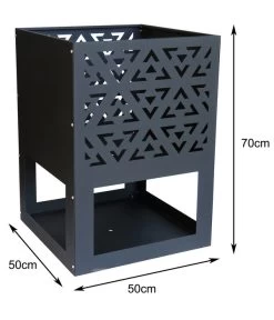 Dehner Feuerschale Manacor, Ca. B50/H70/T50 Cm -Gartenmöbelgeschäft 6892368 WE DE 001 FeuerschaleManacor