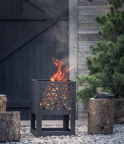 Dehner Feuerschale Manacor, Ca. B50/H70/T50 Cm -Gartenmöbelgeschäft 6892368 WE MO 001 FeuerschaleManacor