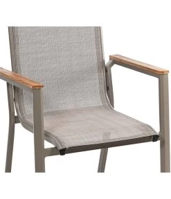 Dehner Stapelstuhl Cleveland, Hellbraun -Gartenmöbelgeschäft 6894083 WE DE 001 StapelstuhlClevelandH B