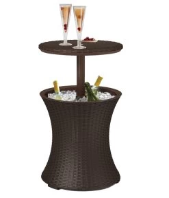 Keter Beistelltisch Pacific Cool Bar, Ca. Ø49,5/H57-82,5 Cm -Gartenmöbelgeschäft 6894877 WE DE 002 pacificcoolbar