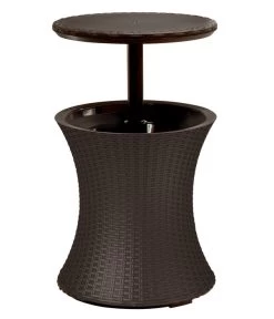 Keter Beistelltisch Pacific Cool Bar, Ca. Ø49,5/H57-82,5 Cm