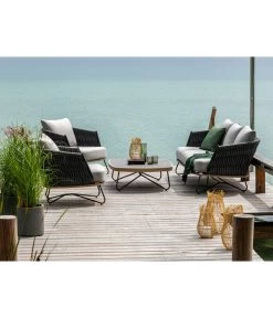 Dehner Gartenlounge Monte Carlo, 4-teilig -Gartenmöbelgeschäft 6895346 WE MO 002 LoungeMonteCarloNEU