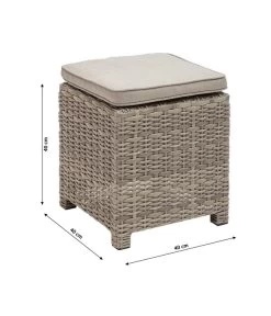 Dehner Geflechtlounge Bologna, 5-teilig -Gartenmöbelgeschäft 6903447 WE BG 003 LoungeBolognaNEU