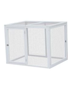 Dehner Hühnerstall Florenz Mit Freilauf, Weiß/braun, Ca. B224,3/H120,7/T91,7 Cm -Gartenmöbelgeschäft 6919617 6919625 WE FS 001 MQFreilaufFlorenzWeiss 1