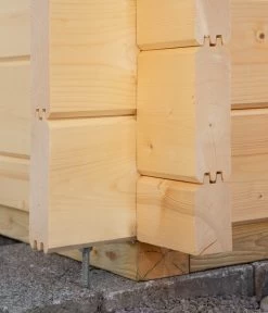 Wolff Finnhaus Gartenhaus Trondheim, Inkl. Schiebetür Rechts, Ca. B490/H260/T450 Cm -Gartenmöbelgeschäft 6930242 WE DE 010 FinnhausBBHTrondheim44D