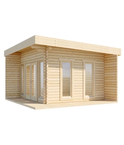 Wolff Finnhaus Gartenhaus Aalborg 70-B XL, Ca. B470/H280/T470 Cm -Gartenmöbelgeschäft 6931356 WE FS 001 FinnhausGartenhausAalborg