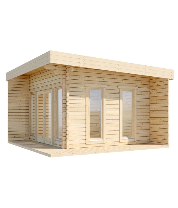 Wolff Finnhaus Gartenhaus Aalborg 70-B XL, Ca. B470/H280/T470 Cm 1 Wolff Finnhaus Gartenhaus Aalborg 70-B XL, Ca. B470/H280/T470 Cm