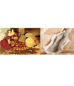 Wolff Finnhaus Lapplandpaket Grillkota 9 Mit Rentierfellen