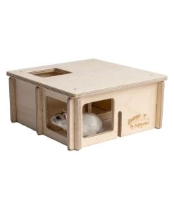 Bunny® NATURE By Puppijames Labyrinth Mini, Ca. B24/H10/T24 Cm -Gartenmöbelgeschäft 6940845 WE DE 001 BunnyNagerZbhMiniLabyrinth