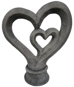 Stein-Herz In Herz, Ca. H55 Cm