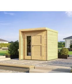 Weka Gartenhaus 262 B, Ca. B214/H218/T215 Cm -Gartenmöbelgeschäft 6950430 WE MO 001 FinnhausGartenhaus