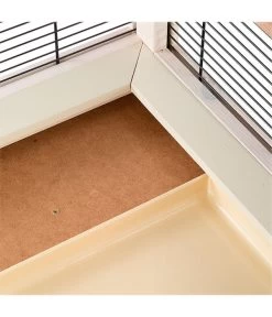 Ferplast Vogelvoliere Wilma, Hellbraun, Ca. B83/H158/T67 Cm -Gartenmöbelgeschäft 6953145 WE DE 002 FerplastVKWilma