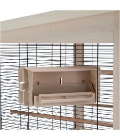 Ferplast Vogelvoliere Wilma, Hellbraun, Ca. B83/H158/T67 Cm -Gartenmöbelgeschäft 6953145 WE DE 006 FerplastVKWilma