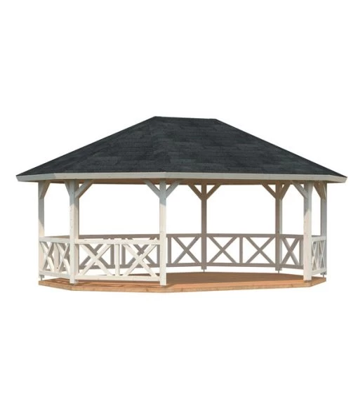 Palmako Pavillon Betty Ca. B701/H362/T551 Cm -Gartenmöbelgeschäft 6977276 WE FS 001 PavillonBettyNatur