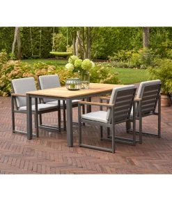 Siena Garden Gartentisch Geneva, Ca. B160/H74,2/T90 Cm -Gartenmöbelgeschäft 6986541 WE MO 001 GenevaTischTeakGraph