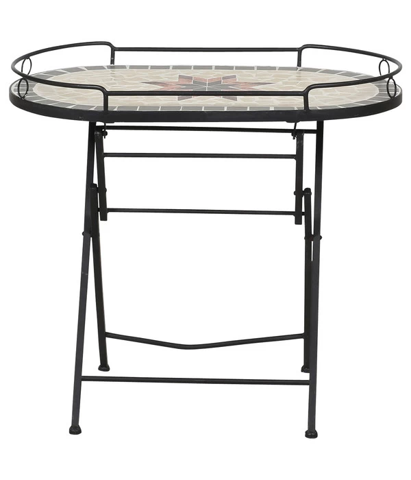 Siena Garden Mosaikserviertisch Stella, Ca. B68/H60/T41 Cm 1 Siena Garden Mosaikserviertisch Stella, Ca. B68/H60/T41 Cm