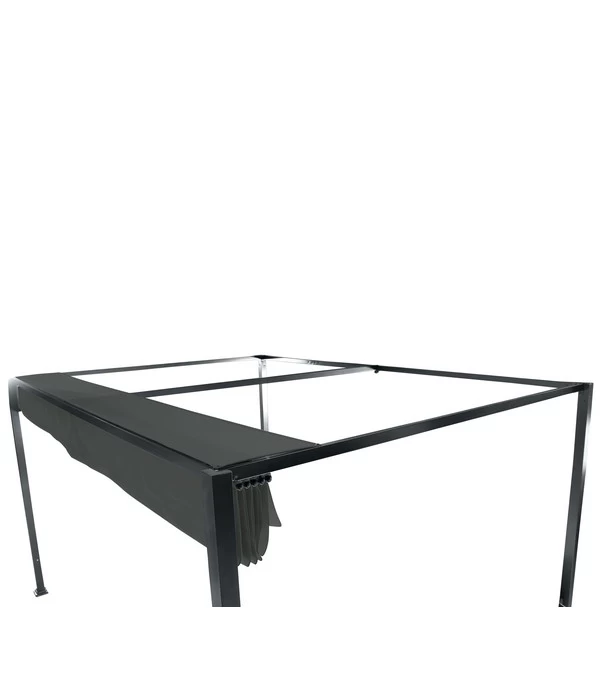 Siena Garden Sonnendach Sky, Anthrazit, Ca. B400/T300 Cm 6 Siena Garden Sonnendach Sky, Anthrazit, Ca. B400/T300 Cm – Bild 6